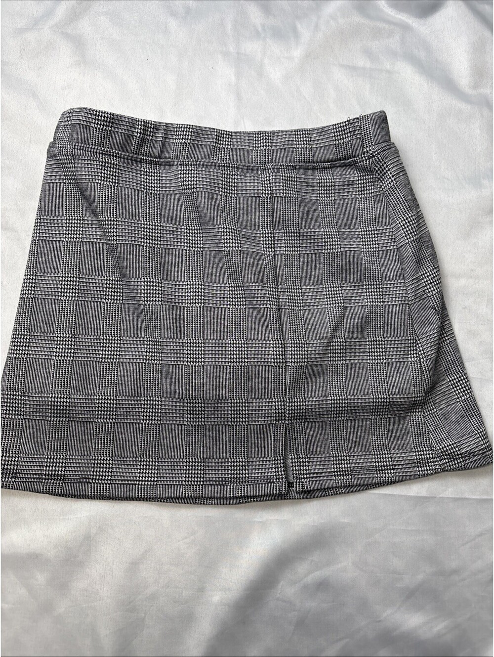 Classics Women's Gray Plaid Mini Skirt
